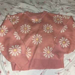 Franki by Francesca Pink Daisy Sweater - 10